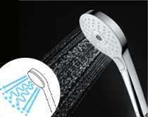 浴室シャワーの種類について モード切替シャワー