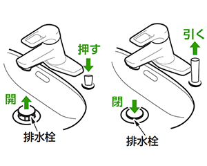 ツーホールタイプ貫通穴図解
