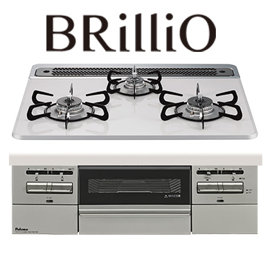Paloma の交換費用｜PD-743WS-60CV｜工事費込みセットが安い｜パロマ ビルトインガスコンロ『ブリリオ』[幅60cm] [天板：ハイパーガラスコート/ティアラシルバー] [ホーローごとく] [レンジフード連動] [オーブン接続可] [付属：ラ・クックグラン]
