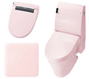 LIXIL（リクシル）トイレ　色見本　ピンク