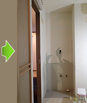 内装工事の下準備