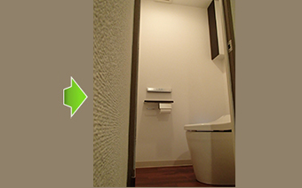 施工後のトイレ