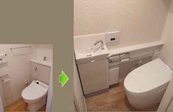 施工前と施工後