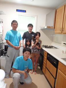 洗面台蛇口、キッチン蛇口、給湯器、コンロ・レンジフード交換工事　神奈川県鎌倉市　Ｕ様