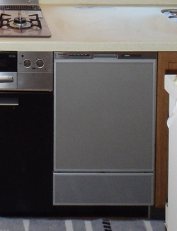 施工後ビルトイン食洗機