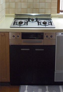 施工後ガスコンロ