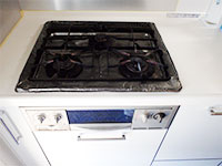 施工前のガスコンロ