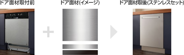 BOSCH,食洗機,60cm,フルドア面材取付前,SMV4ZDX016フルドア材取付前