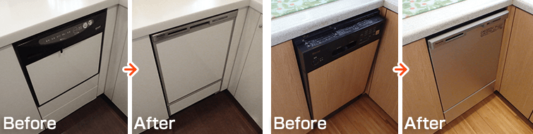 食洗機を交換する｜食洗機の施工事例、取付け事例
