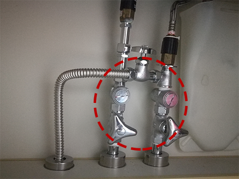 専用止水栓が破損している｜食洗機が水漏れする原因