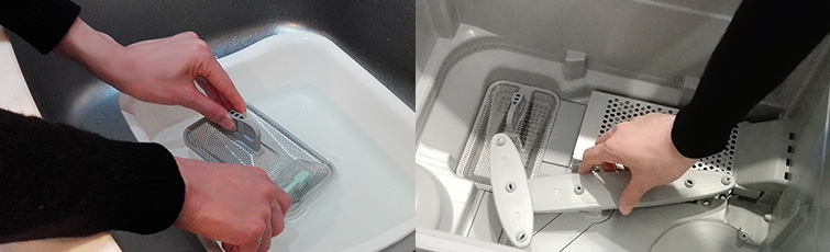 ビルトイン食洗機のお掃除・お手入れ