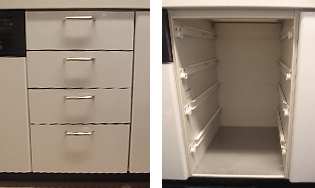 ビルトイン食洗機　施工前写真