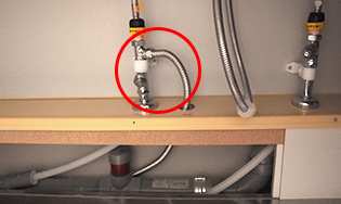 ビルトイン食洗機　施工前写真