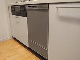 ビルトイン食洗機　施工後写真