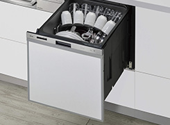 スライドオープン・ミドルタイプ食洗機|RSW-405GPE|リンナイ食洗機