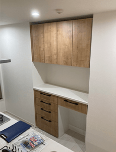 施工事例1｜LIXIL(INAX) カップボード（キッチンボード） ノクト