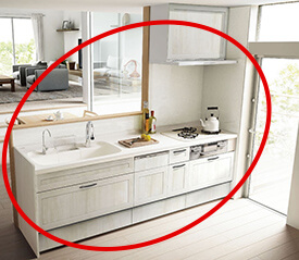 システムキッチンリフォーム・イメージ