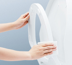 クリーン樹脂でお手入れかんたん クリーン樹脂 クリーン便座