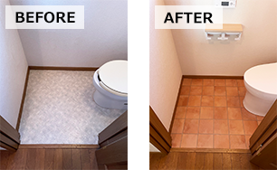 クッションフロアや床の張り替えを一緒に行うかどうか｜トイレ交換の現調に必要な確認項目