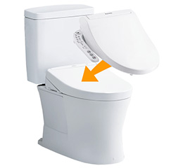 ピュアレストQR+ビューティ・トワレセット［袖リモコン］CS232B+SH232BA+CH951SWS