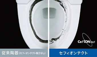 TOTO ネオレスト　セフィオンテクト洗浄前