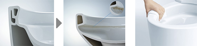 TOTOネオレスト フチなし形状