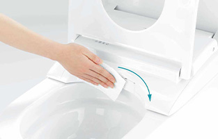 TOTO ネオレスト　お掃除しやすい「フチなしウォシュレット」(NX・LS・ASタイプのみ) 「フチなし」ウォシュレット